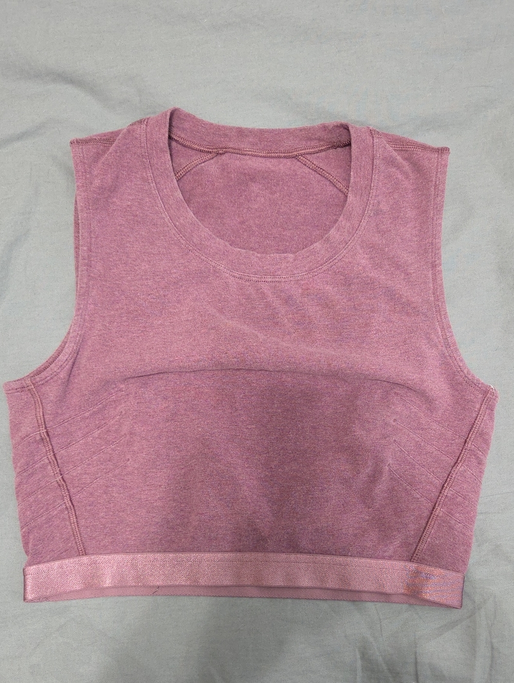 lululemon athletica Dusty Rose Cropped Workout Tank